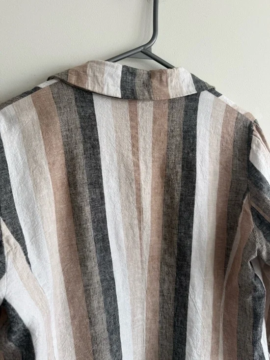 Dynamite Striped Linen blazer - Picture 6 of 7